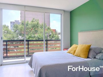 Penthouse con roof garden privado en venta en la Roma Norte