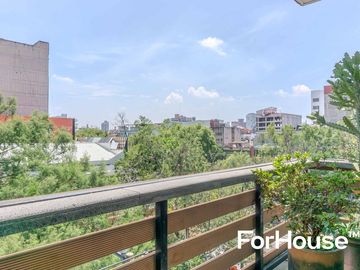 Penthouse con roof garden privado en venta en la Roma Norte