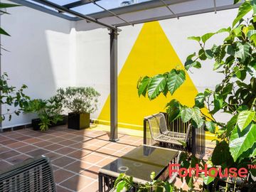 Penthouse con roof garden privado en venta en la Roma Norte
