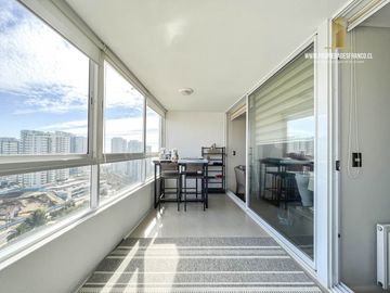 CONCON AMPLIO DPTO 3D 2B CON VISTA EN MODERNO EDIFICIO