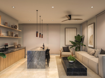 Departamento en venta Mérida Yucatán, Teana Temozón Norte