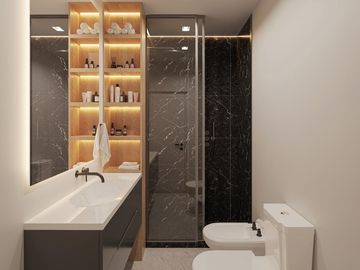 Departamento de pozo en venta - 1 Dormitorio 1 Baño - 44Mts2 - La Plata-TORRE FERAN