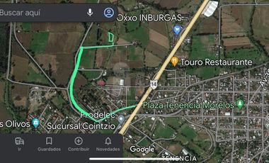 Terreno rústico en venta en Morelia en predio El Calabozo