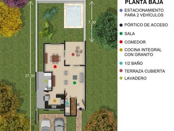Casa en Venta Robles Mérida Yucatán, Salvia Floresta
