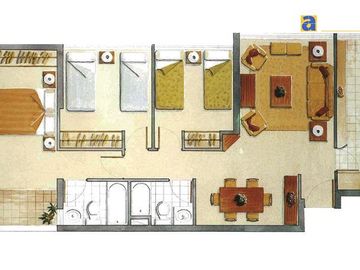 Departamento en Venta en Edificio Aguamarina II - piso 16