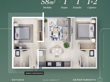 Departamento en Venta, Volcan, Babuya, Guadalajara