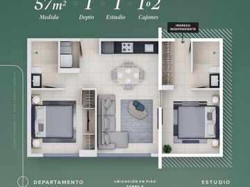 Departamento en Venta, Volcan, Babuya, Guadalajara