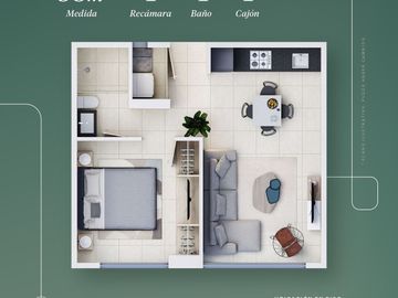 Departamento en Venta, Volcan, Babuya, Guadalajara