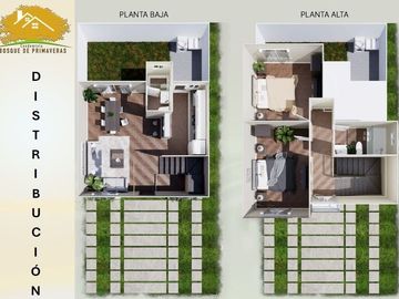 CASA PRIMAVERA  (EN PREVENTA) EN  CONDOMINIO BOSQUE DE PRIMAVERAS