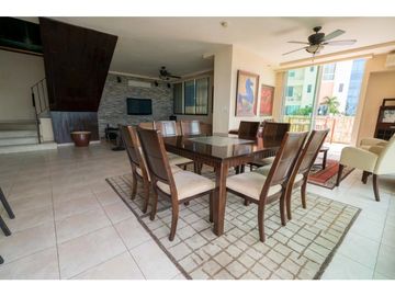 VENTA DE APARTAMENTO PENTHOUSE AMOBLADO PUNTA PACIFICA
