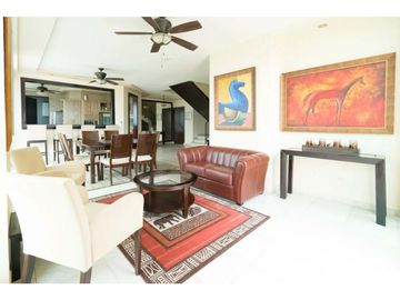 VENTA DE APARTAMENTO PENTHOUSE AMOBLADO PUNTA PACIFICA