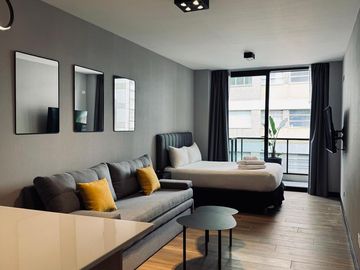 Monoambiente Ideal Airbnb- Edificio Boutique diseñado por Arq Carlos Ott