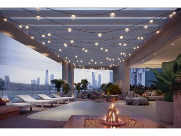 VENTA  APARTAMENTO AMOBLADO  EN PUNTA PACIFICA -  PH THE RESIDENCES