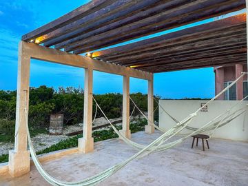 Departamento de 3 Recámaras frente al mar en Telchac Puerto