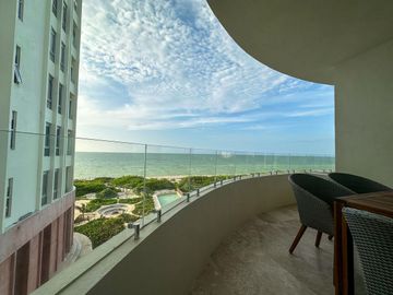 Departamento de 3 Recámaras frente al mar en Telchac Puerto