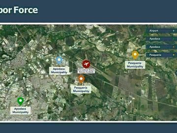 Terreno industrial en venta en Pesquería NL.
