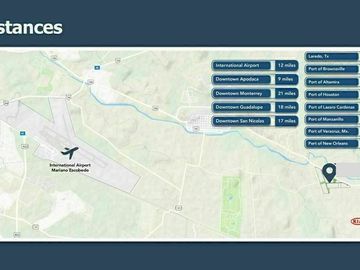 Terreno industrial en venta en Pesquería NL.