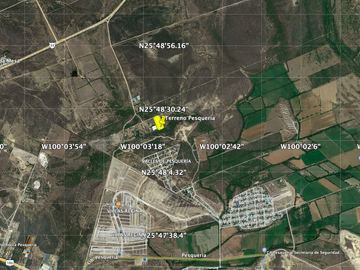 Terreno  industrial en venta en Pesquería Nuevo León