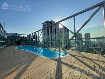 2 Ambientes en Complejo Art María! Full Amenities con cochera y hermosas vistas!
