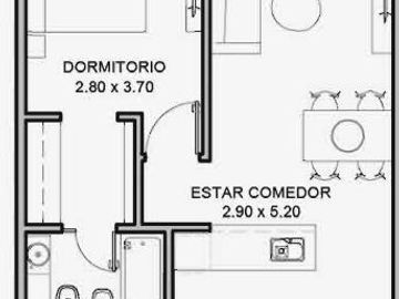 Departamento Venta en Balvanera 2 ambientes