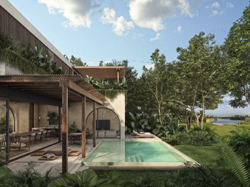 Casa en venta con vista al campo de golf en Provincia Residencial, Mérida