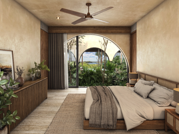 Casa en venta con vista al campo de golf en Provincia Residencial, Mérida