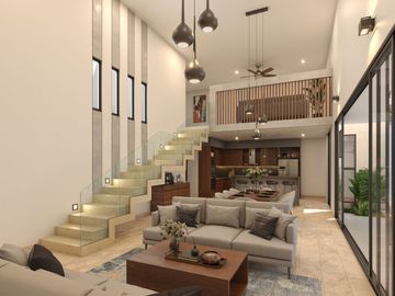CASA RESIDENCIAL EN PRE-VENTA DE 4 RECAMARAS EN NORTE MERIDA, KOMCHEN.