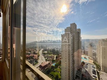 Amplio departamento duplex con insuperable vista de Reñaca
