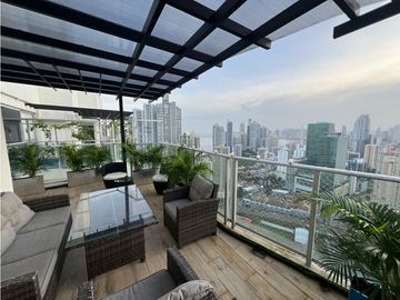 APARTAMENTO PENTHOUSE AMOBLADO PUNTA PACIFICA BLUE BAHIA