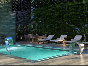 DEPARTAMENTO GARDEN  HOUSE EN RENTA BOSQUE REAL (LA VISTA)