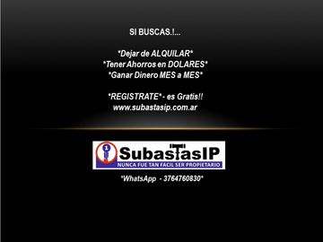 REMATE/SUBASTA DE TERRENO C/PISCINA EN ITUZAINGO CTES. BASE $150.000