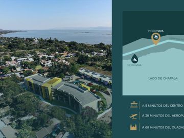 Departamentos en Venta en Ajijic, Jalisco con vista a LAGO DE CHAPALA
