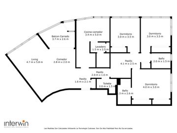 Departamento de 4 ambientes con cochera y baulera, Palermo - Palermo View- Venta.
