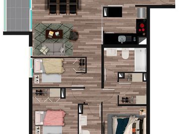 Departamento en Venta en Dublé Almeyda - Irarrázaval