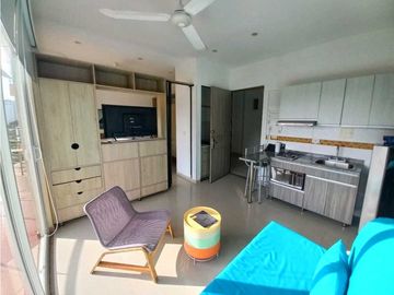 En Venta apartamento amoblado turístico en Playa Salguero