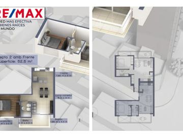 VENTA BOEDO, DEPARTAMENTO 2 AMBIENTES SEMIPISO