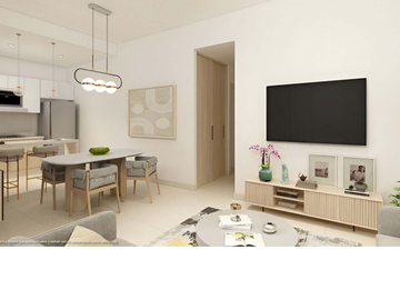 Departamento con 2 recámaras en Temozón Norte, Karmín
