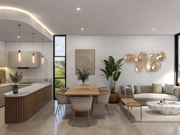 Departamento en venta en Telchac, Blancamar, Telchac, Yucatán ( Mod, Oceanfront)