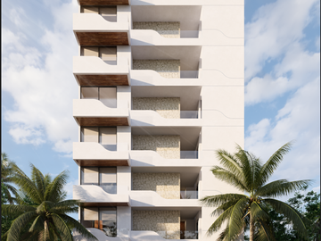 Departamento en venta en Telchac, Blancamar, Telchac, Yucatán ( Mod, Oceanfront)