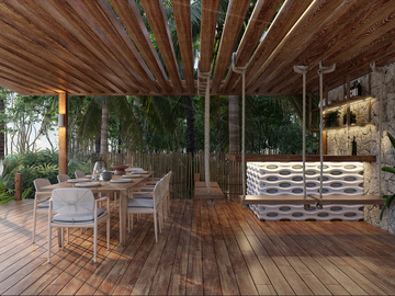 Departamento en venta en Telchac, Blancamar, Telchac, Yucatán ( Mod. Luxury)