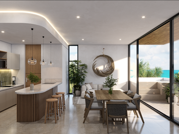 Departamento en venta en Telchac, Blancamar, Telchac, Yucatán ( Mod. Luxury)