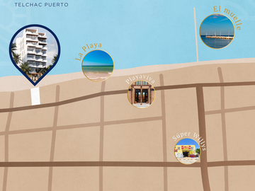 Departamento en venta en Telchac, Blancamar, Telchac, Yucatán ( Mod. Penthouse )