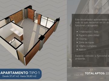 Apartamento Tipo 1 Venta Quimbaya Quindío