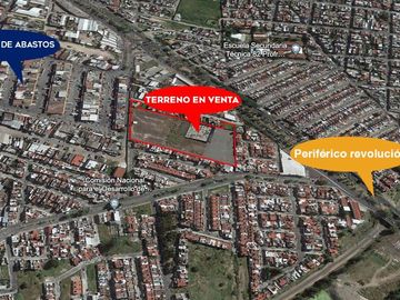 SE VENDE TERRENO EN MORELIA, ZONA ABASTOS, CANTERAS.