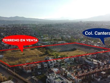 SE VENDE TERRENO EN MORELIA, ZONA ABASTOS, CANTERAS.