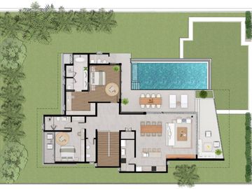 Banyan Tree Residence Sichon - 4BR Two - Storey Pool Villa (Oceanview)