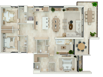 Departamento(3R) en Venta en Arrecife, Sisal
