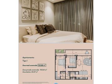 Apartamento en Meraki Club Serena del Mar, para estrenar