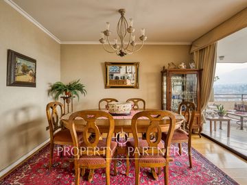 Excelente OPORTUNIDAD  !!!! Acogedor  departamento con vista despejada , 4 D  ,  sector Alto Las Condes .
