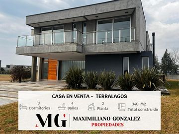 Casa en venta, 5 ambientes. Terralagos, Canning